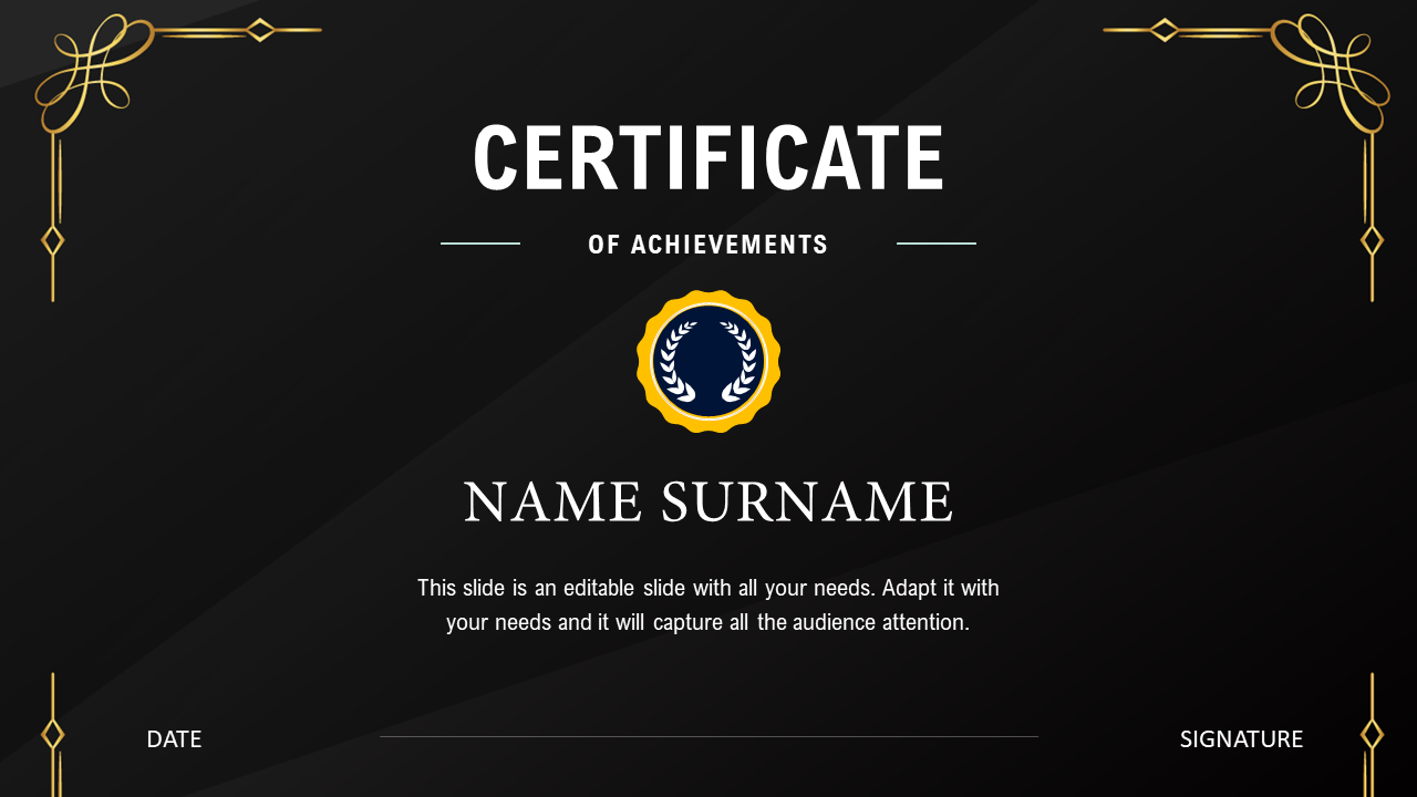 Certificate Of Appreciation Templates PPT and Google Slides
